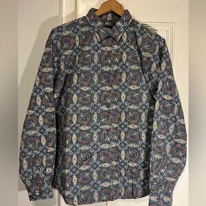 Woolrich Vintage Paisley 100% Cotton Button down Shirt - Women’s Large